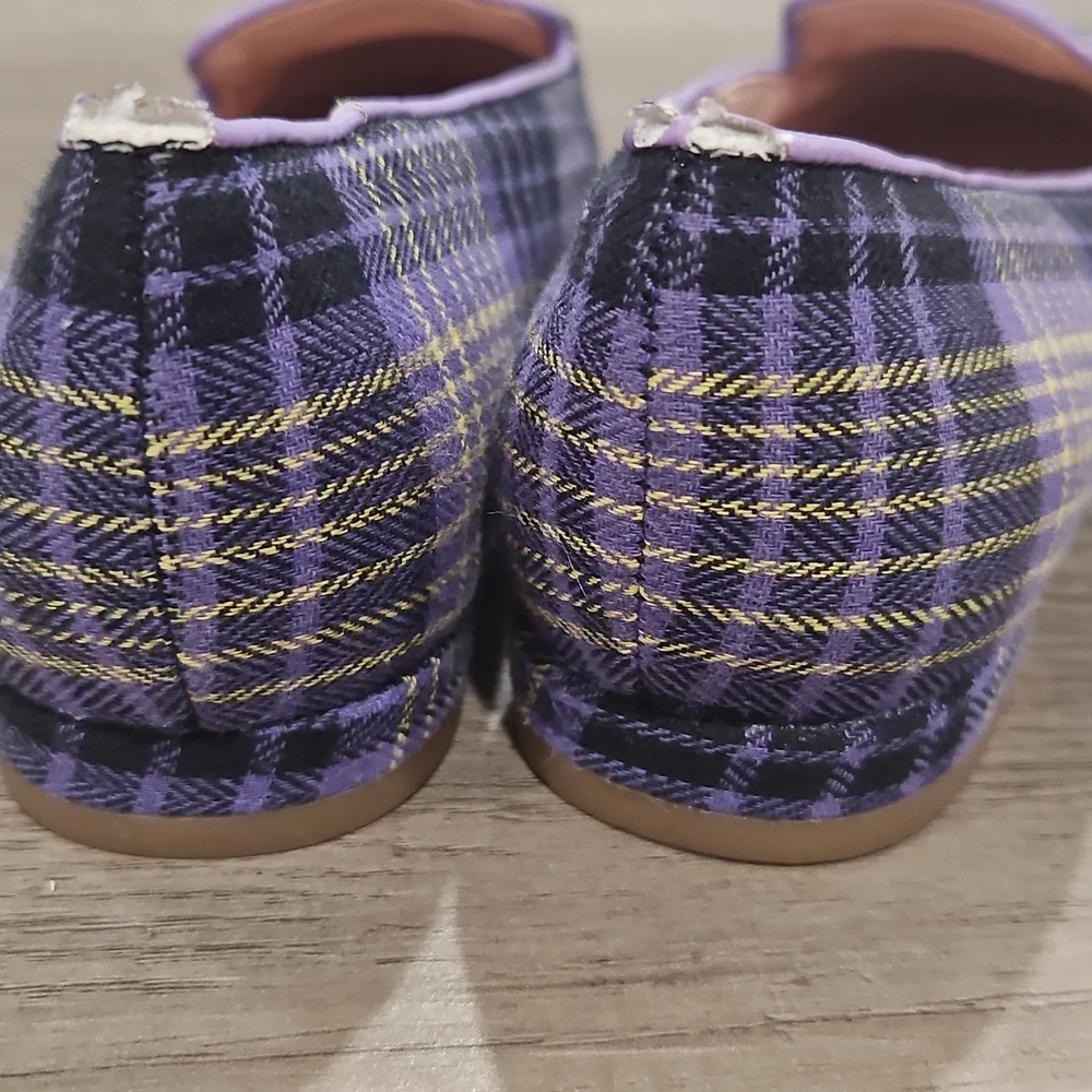 Elle kids purple plain flats... Size 1 girls